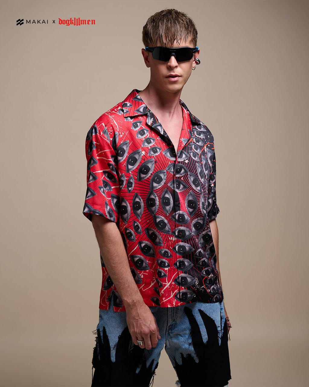 เสื้อฮาวาย MAKAIxDogKillMen Collector's Edition EYELESS