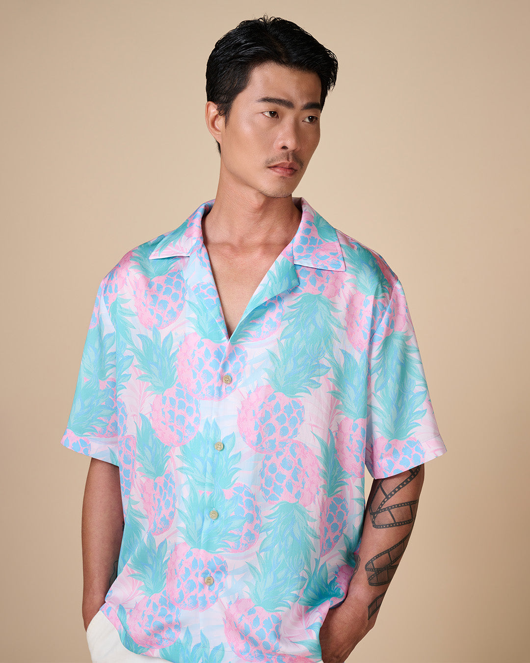 PINK PINE Hawaiian Shirt