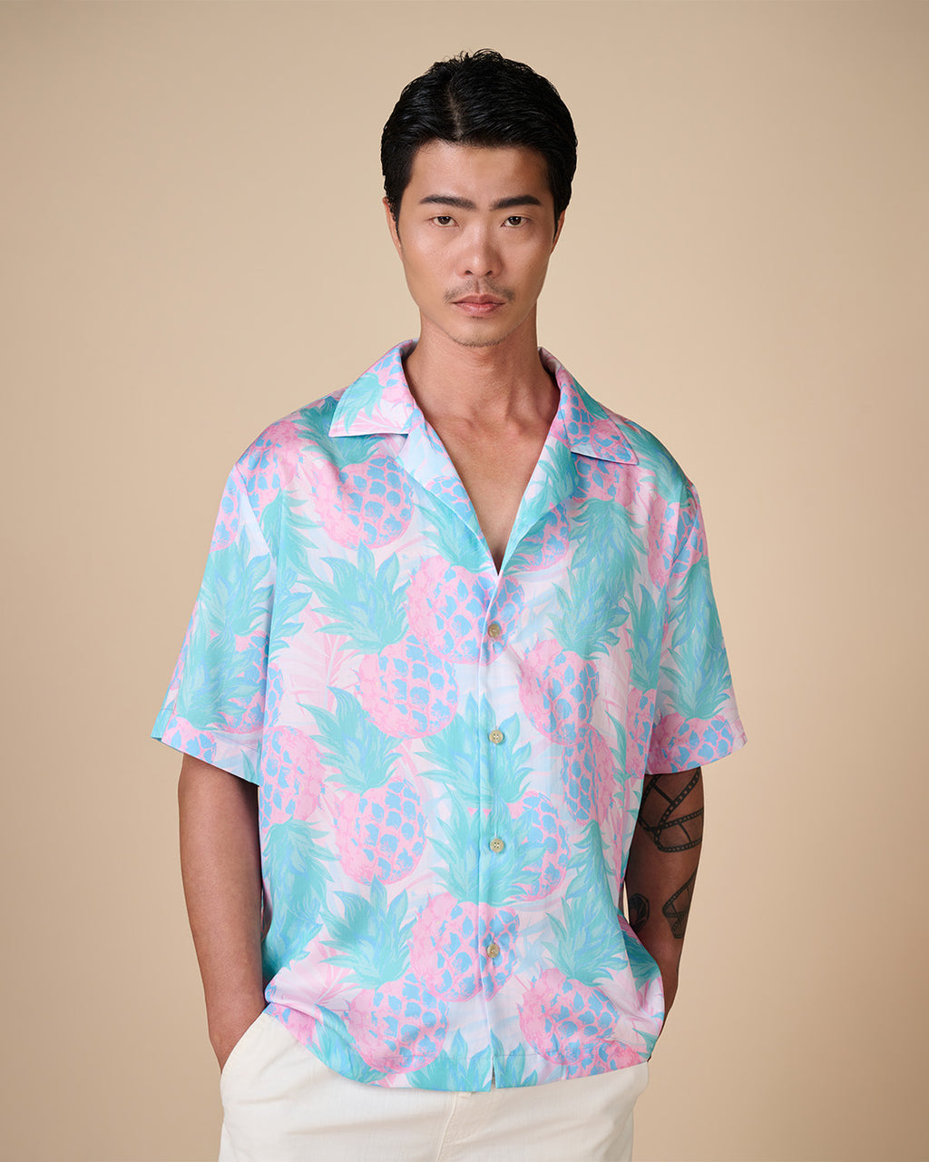 PINK PINE Hawaiian Shirt