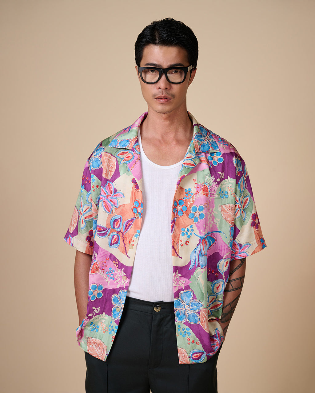 NATSUBANA Hawaiian Shirt