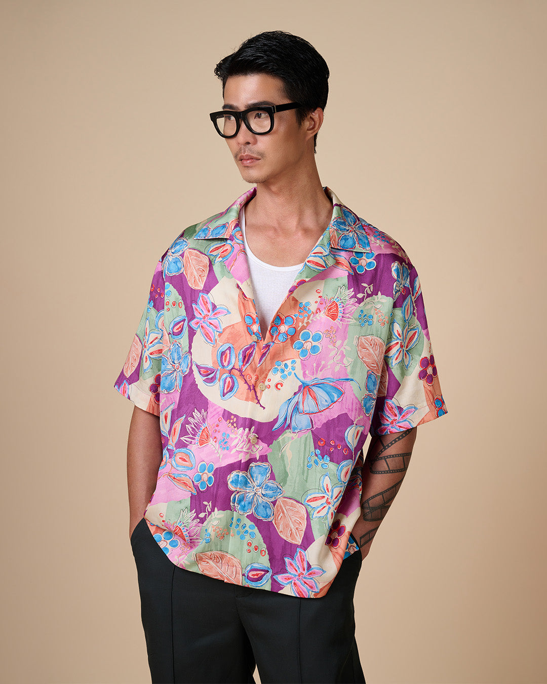 NATSUBANA Hawaiian Shirt