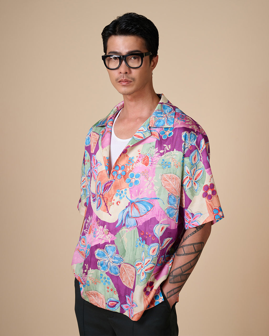 NATSUBANA Hawaiian Shirt