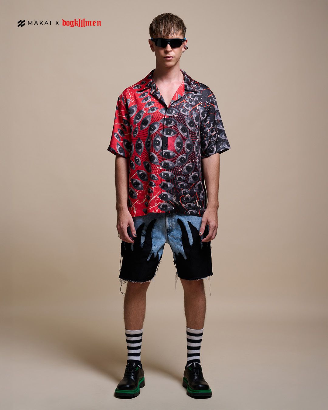 เสื้อฮาวาย MAKAIxDogKillMen Collector's Edition EYELESS
