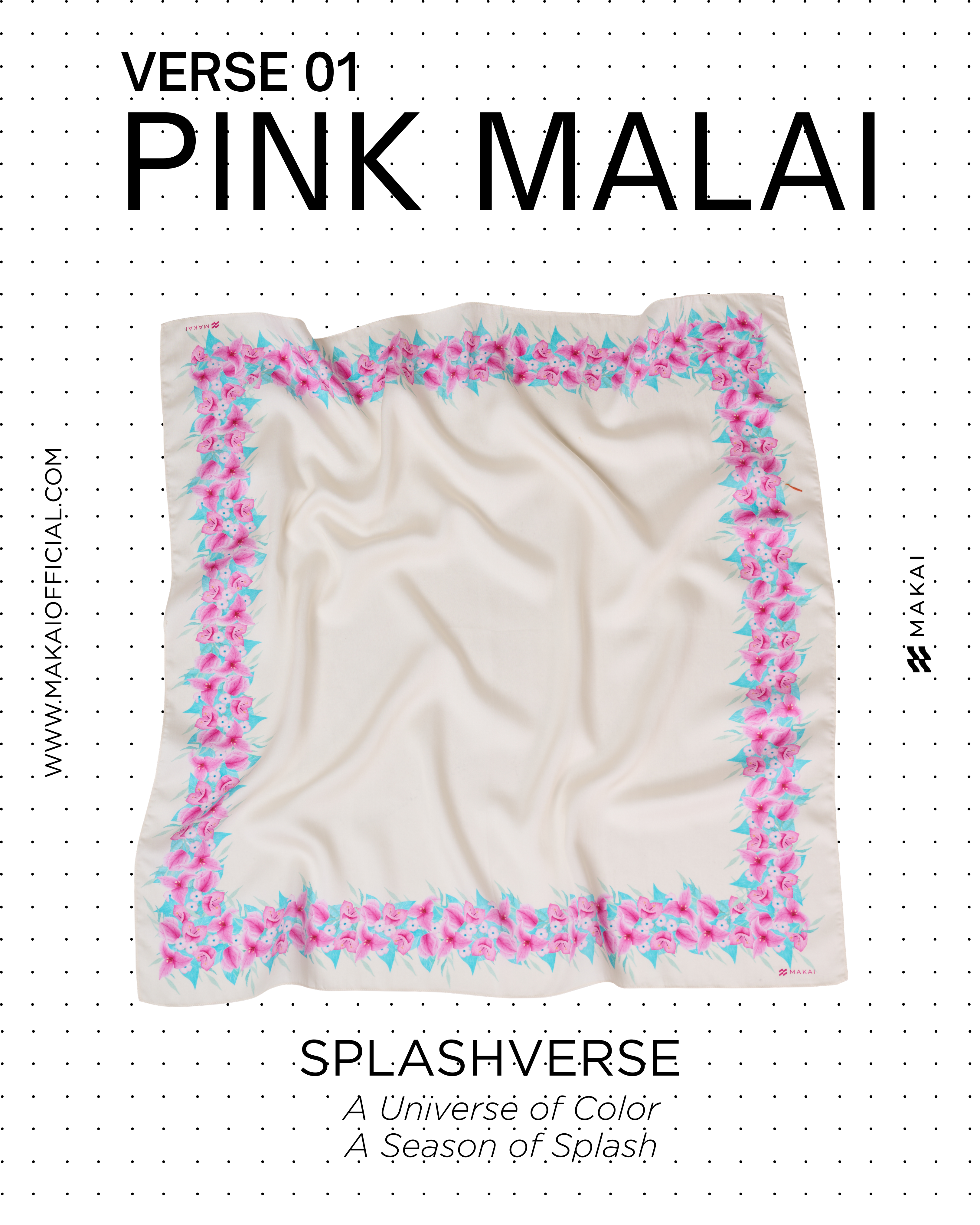 PINK MALAI Bandana