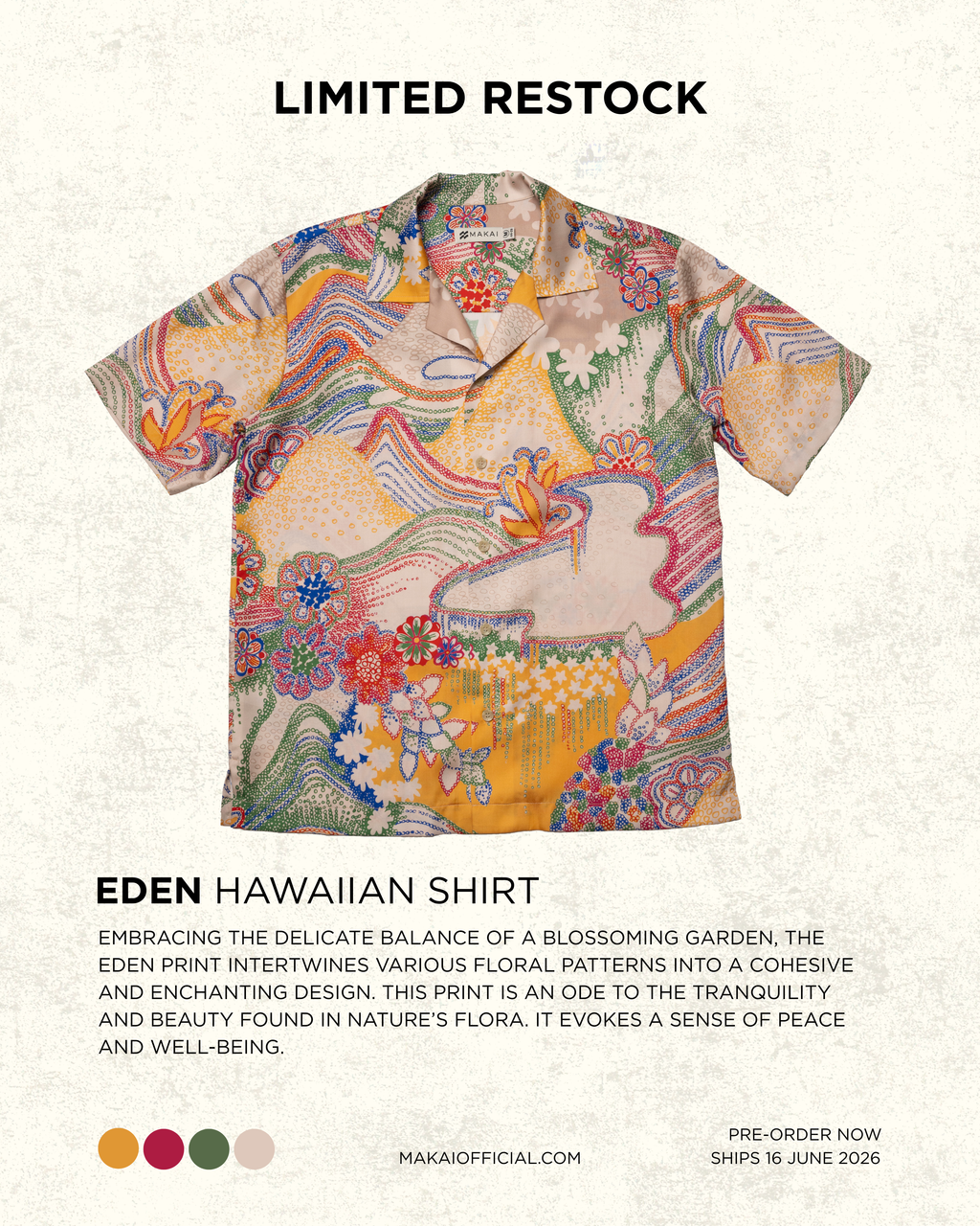 เสื้อฮาวายลายพิเศษ