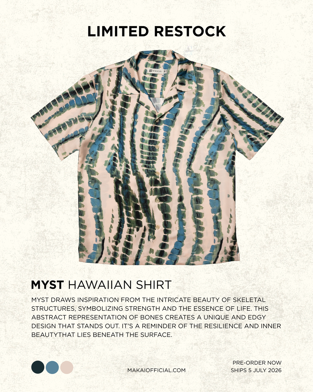 MYST Hawaiian Shirt - Restock