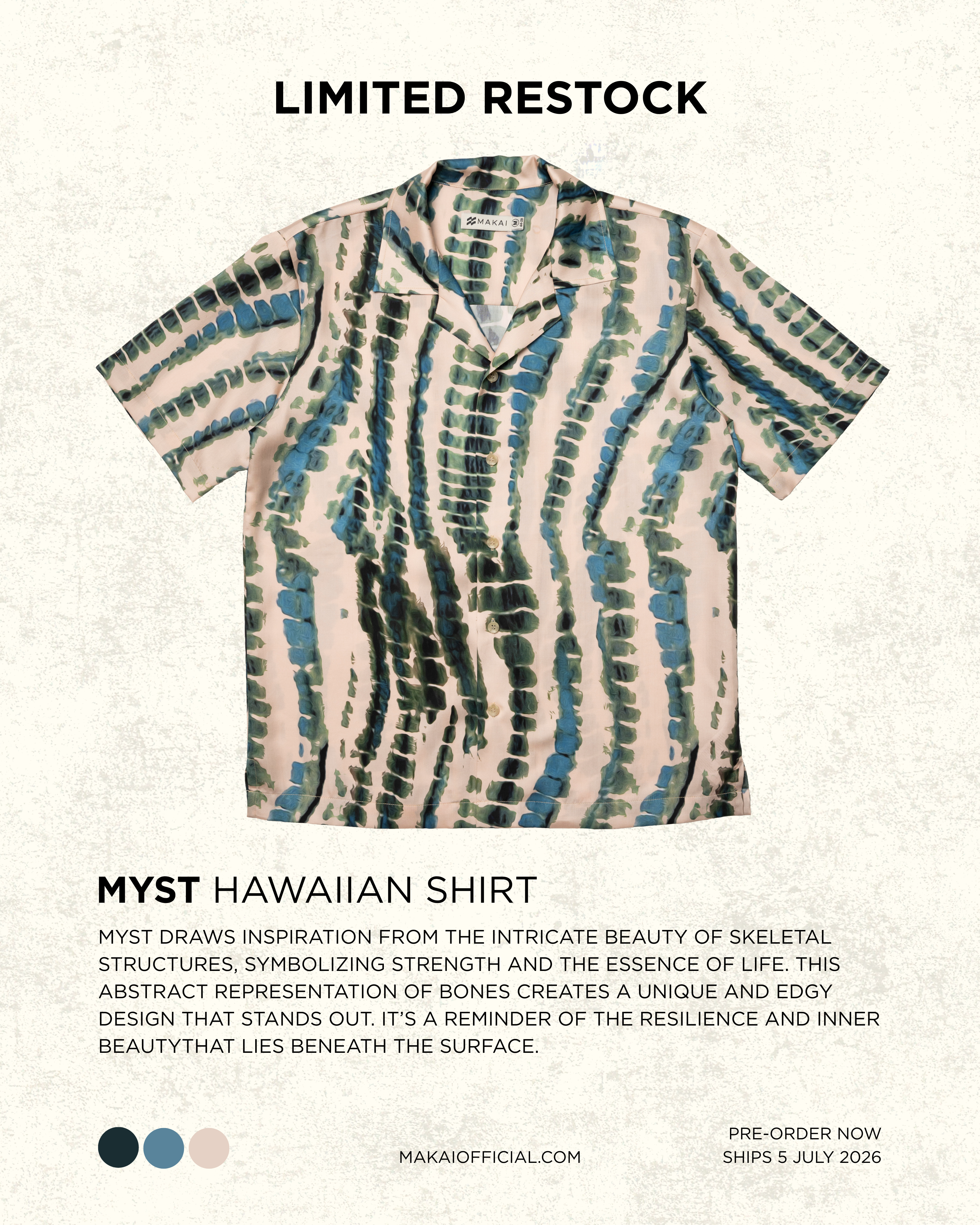 MYST Hawaiian Shirt - Restock