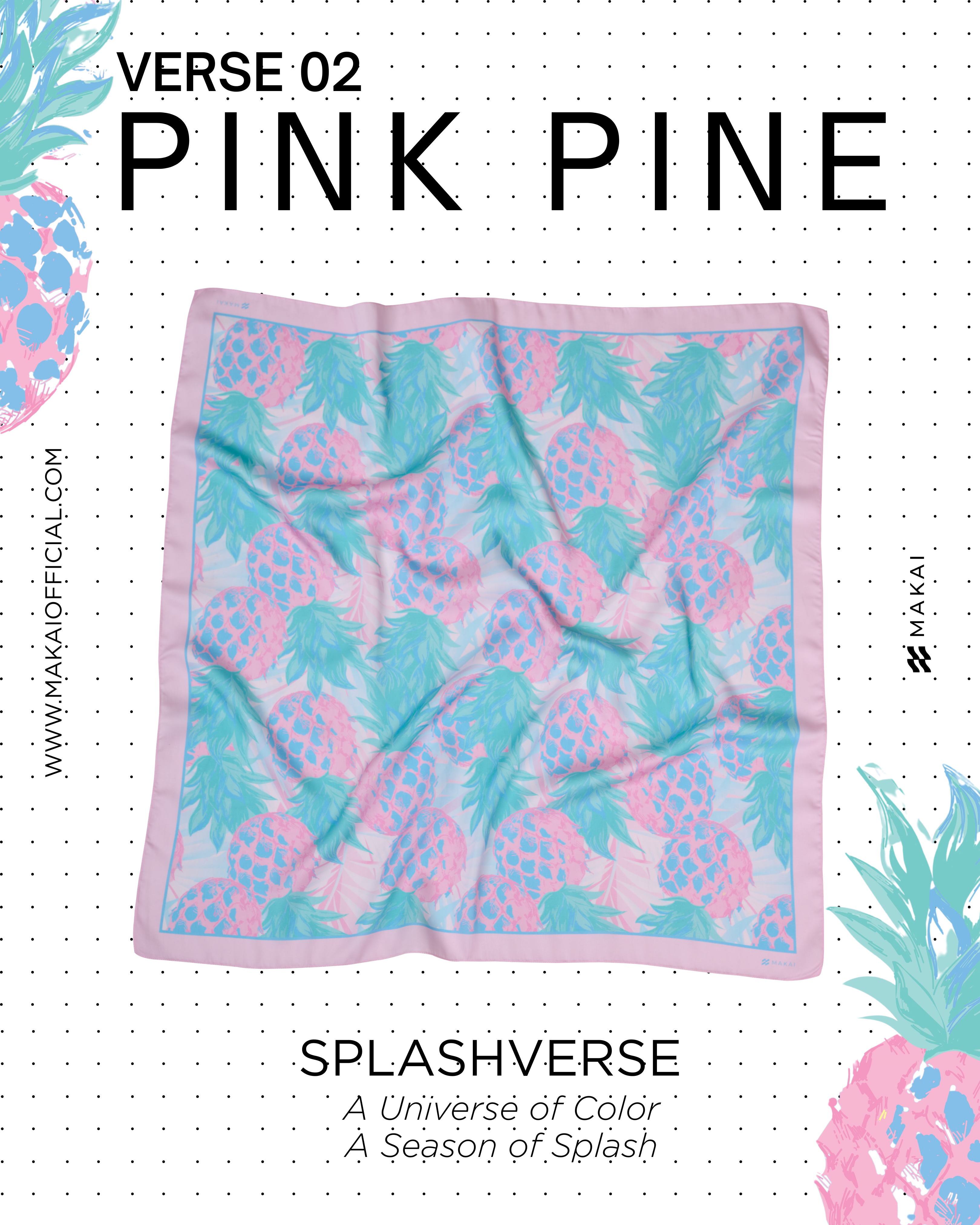 PINK PINE Bandana
