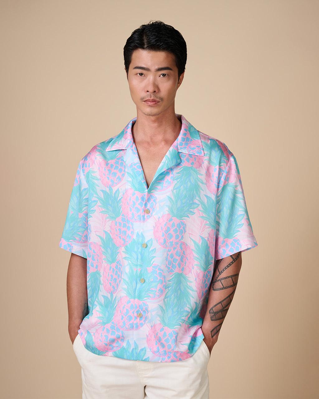 PINK PINE Hawaiian Shirt