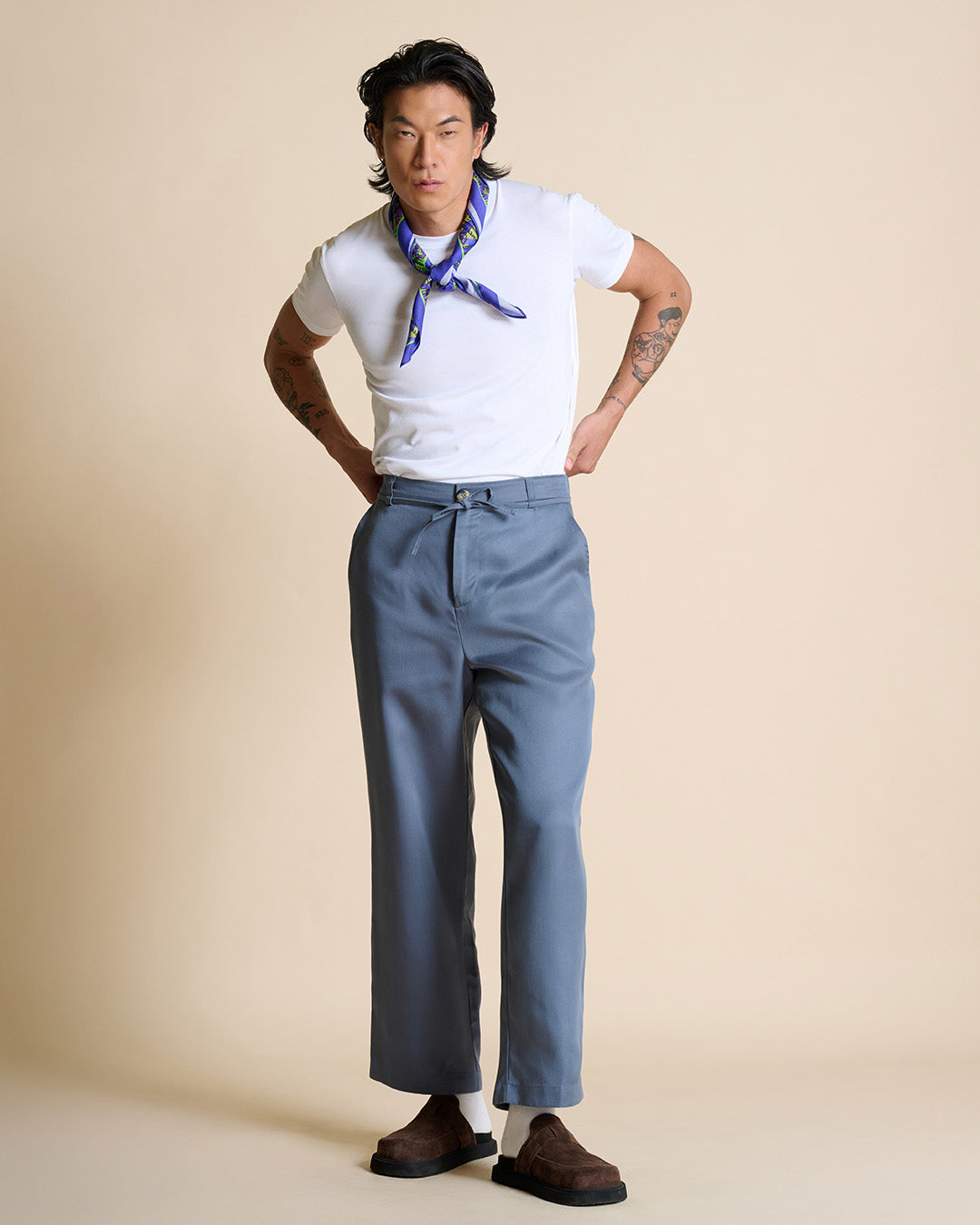 Lyocell Ease Relaxed Straight Pants