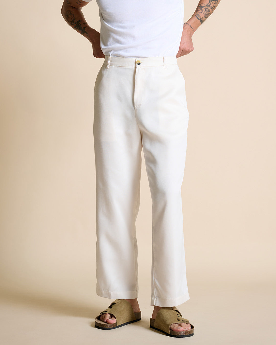 Lyocell Ease Relaxed Straight Pants