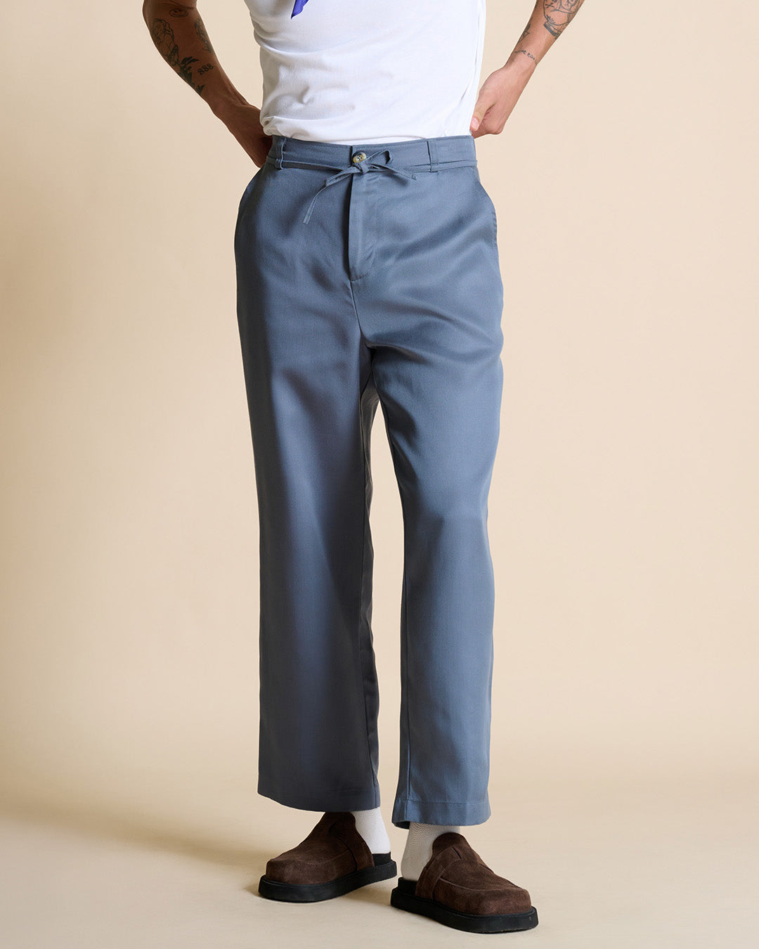Lyocell Ease Relaxed Straight Pants