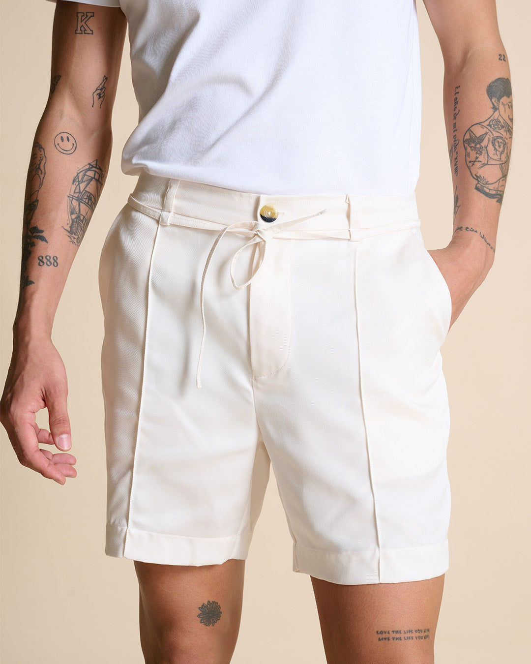 Lyocell Off Shorts