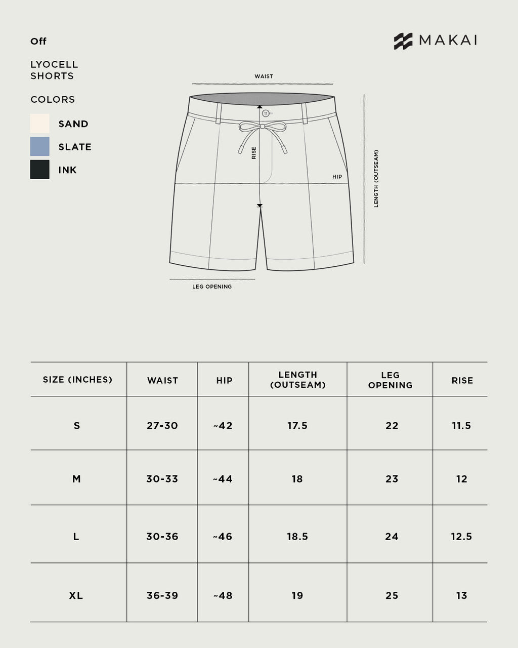Lyocell Off Shorts