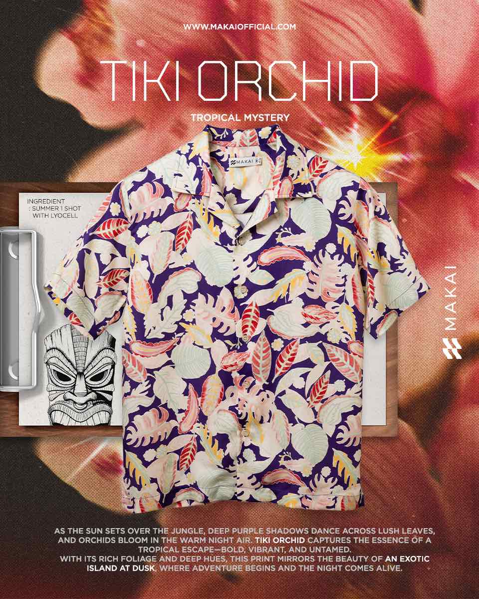 TIKI ORCHID Hawaiian Shirt